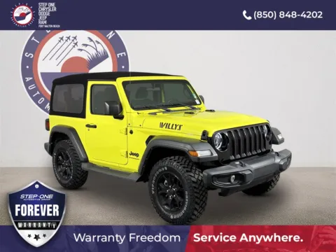 Yellow 2023 Jeep Wrangler Willys for sale in Fort Walton Beach, FL