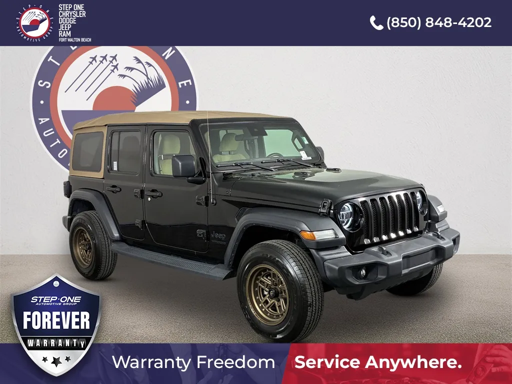 Black 2020 Jeep Wrangler Unlimited Sport for sale in Fort Walton Beach, FL