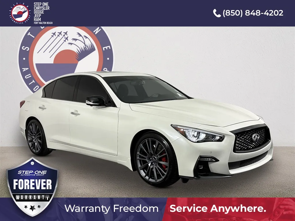 White 2024 INFINITI Q50 Red Sport 400 for sale in Fort Walton Beach, FL