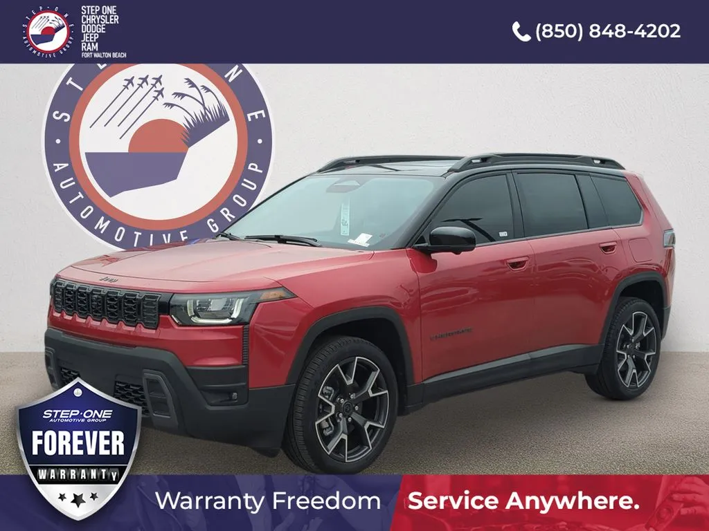 Red 2026 Jeep Cherokee Overland for sale in Fort Walton Beach, FL
