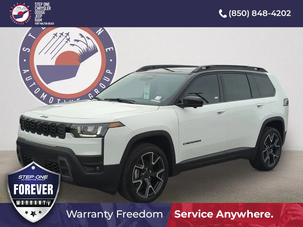 White 2026 Jeep Cherokee Overland for sale in Fort Walton Beach, FL