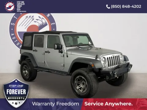 Silver 2018 Jeep Wrangler JK Unlimited Sport for sale in Fort Walton Beach, FL