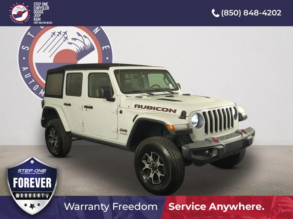White 2019 Jeep Wrangler Unlimited Rubicon for sale in Fort Walton Beach, FL
