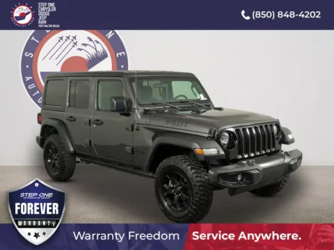 Gray 2022 Jeep Wrangler Unlimited Willys for sale in Fort Walton Beach, FL