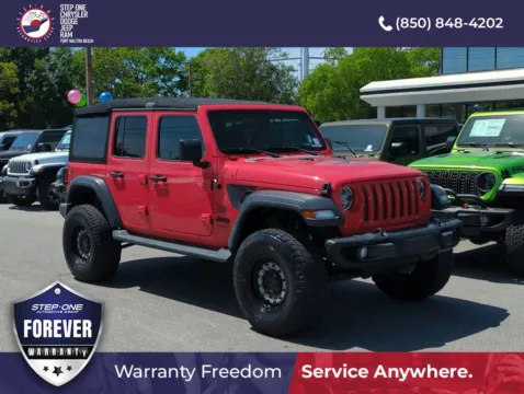 Red 2021 Jeep Wrangler Unlimited Freedom Edition for sale in Fort Walton Beach, FL
