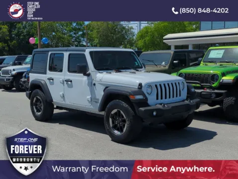 White 2019 Jeep Wrangler Unlimited Sport for sale in Fort Walton Beach, FL