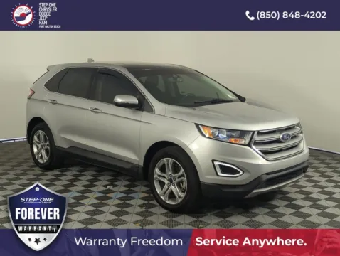 Silver 2018 Ford Edge Titanium for sale in Fort Walton Beach, FL