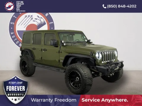 Green 2021 Jeep Wrangler Unlimited Sahara for sale in Fort Walton Beach, FL