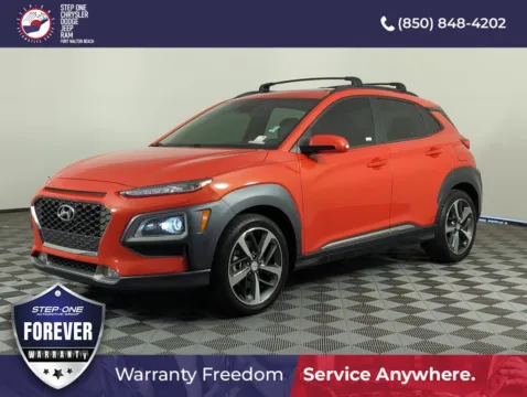 Orange 2020 Hyundai Kona Limited for sale in Fort Walton Beach, FL
