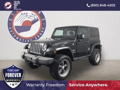 Black 2016 Jeep Wrangler Sahara for sale in Fort Walton Beach, FL