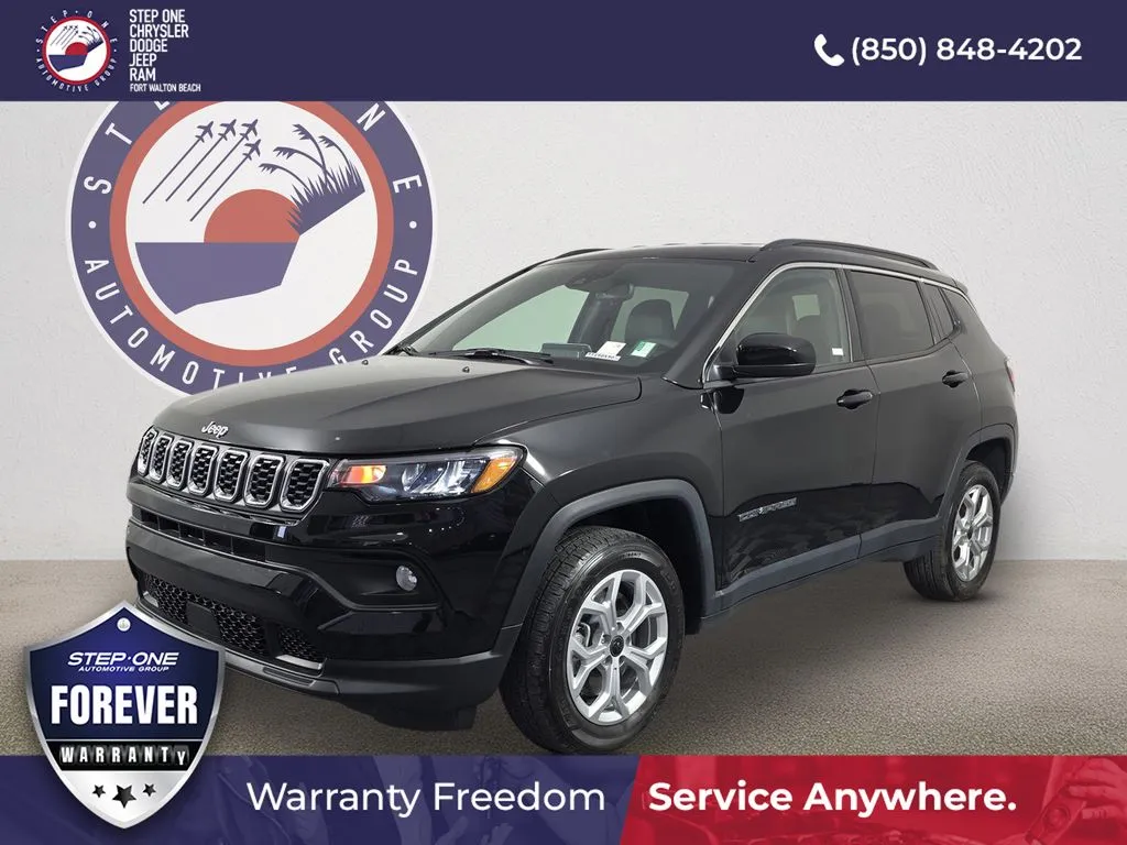 Black 2026 Jeep Compass Latitude for sale in Fort Walton Beach, FL