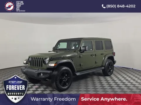 Green 2021 Jeep Wrangler Unlimited Sahara Altitude for sale in Fort Walton Beach, FL