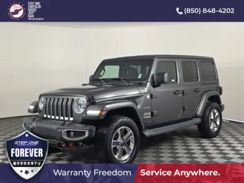 Gray 2018 Jeep Wrangler Unlimited Sahara for sale in Fort Walton Beach, FL
