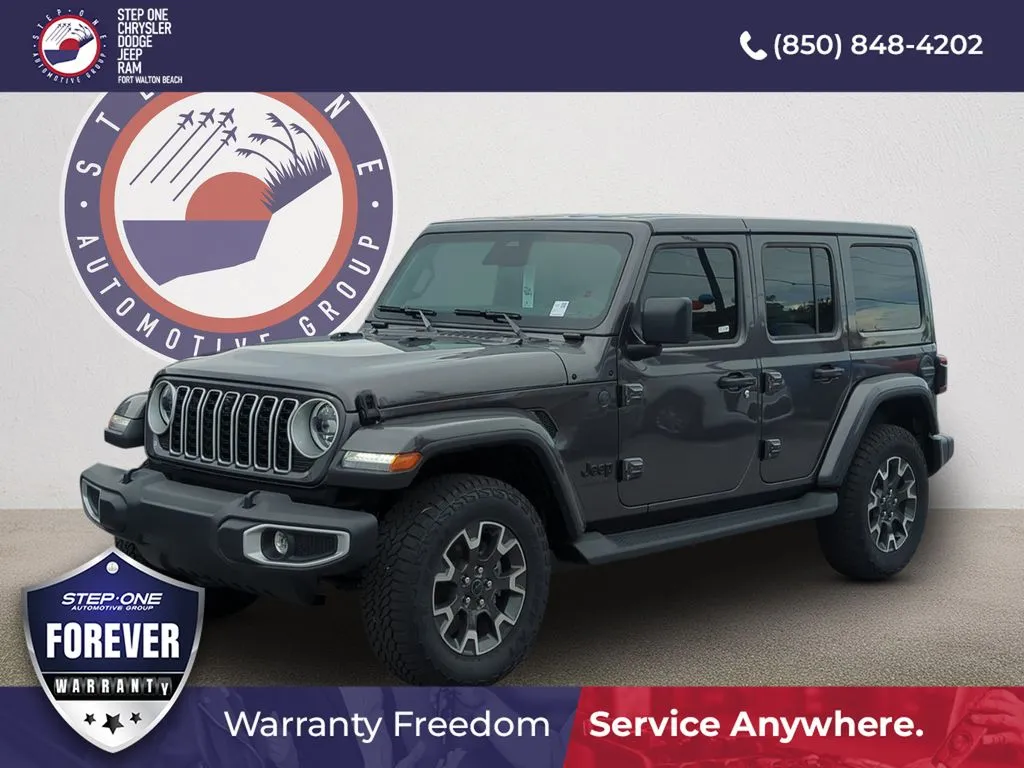 Gray 2026 Jeep Wrangler Sahara for sale in Fort Walton Beach, FL