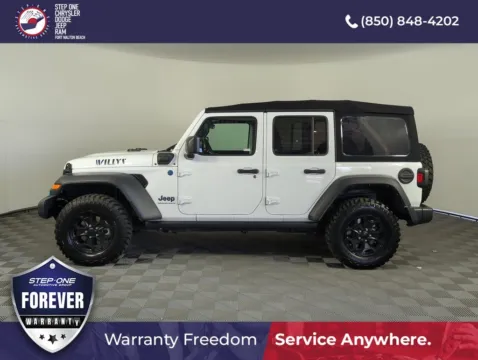Another view of 2023 Jeep Wrangler Willys 4xe for sale in Fort Walton Beach, FL at Step One CDJR Fiat Fort Walton Beach