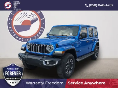 Blue 2026 Jeep Wrangler Sahara for sale in Fort Walton Beach, FL