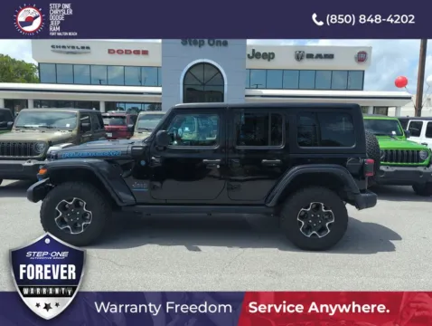 Another view of 2023 Jeep Wrangler Rubicon 4xe for sale in Fort Walton Beach, FL at Step One CDJR Fiat Fort Walton Beach