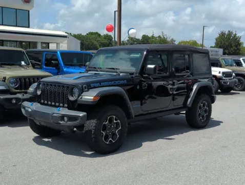 Black 2023 Jeep Wrangler Rubicon 4xe for sale in Fort Walton Beach, FL