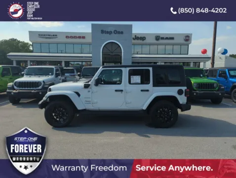 Another view of 2022 Jeep Wrangler Unlimited Sahara 4xe for sale in Fort Walton Beach, FL at Step One CDJR Fiat Fort Walton Beach