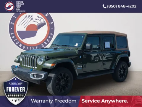 Photos of 2022 Jeep Wrangler Unlimited Sahara 4xe for sale in Fort Walton Beach, FL at Step One CDJR Fiat Fort Walton Beach
