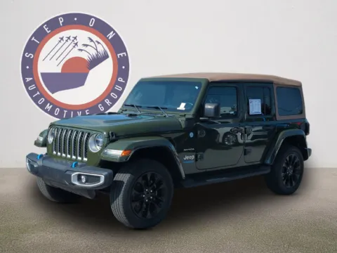 Green 2022 Jeep Wrangler Unlimited Sahara 4xe for sale in Fort Walton Beach, FL