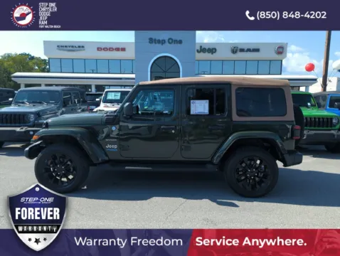 Another view of 2022 Jeep Wrangler Unlimited Sahara 4xe for sale in Fort Walton Beach, FL at Step One CDJR Fiat Fort Walton Beach