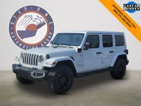 White 2022 Jeep Wrangler Unlimited Sahara 4xe for sale in Fort Walton Beach, FL
