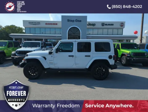 Another view of 2022 Jeep Wrangler Unlimited Sahara 4xe for sale in Fort Walton Beach, FL at Step One CDJR Fiat Fort Walton Beach