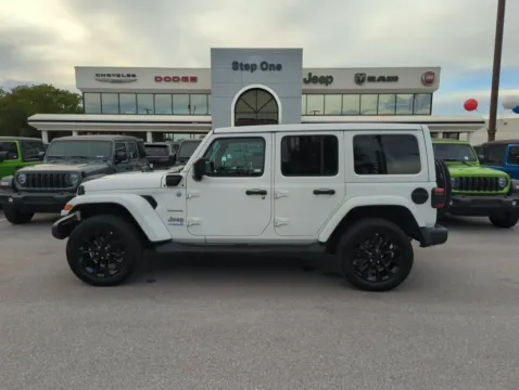 Another view of 2022 Jeep Wrangler Unlimited Sahara 4xe for sale in Fort Walton Beach, FL at Step One CDJR Fiat Fort Walton Beach