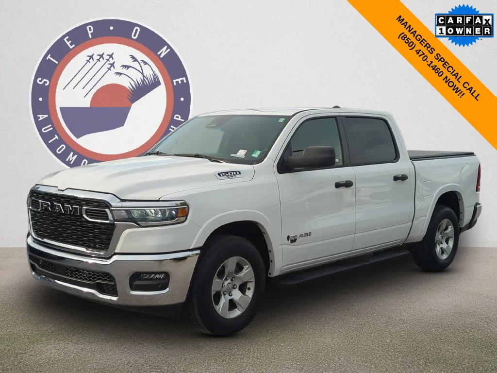 White 2025 Ram 1500 Big Horn/Lone Star for sale in Fort Walton Beach, FL