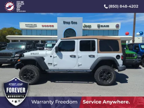 Another view of 2022 Jeep Wrangler Unlimited Willys for sale in Fort Walton Beach, FL at Step One CDJR Fiat Fort Walton Beach