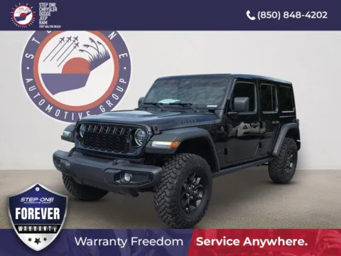Photos of 2026 Jeep Wrangler Willys for sale in Fort Walton Beach, FL at Step One CDJR Fiat Fort Walton Beach