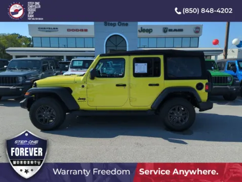Another view of 2024 Jeep Wrangler Sport S for sale in Fort Walton Beach, FL at Step One CDJR Fiat Fort Walton Beach