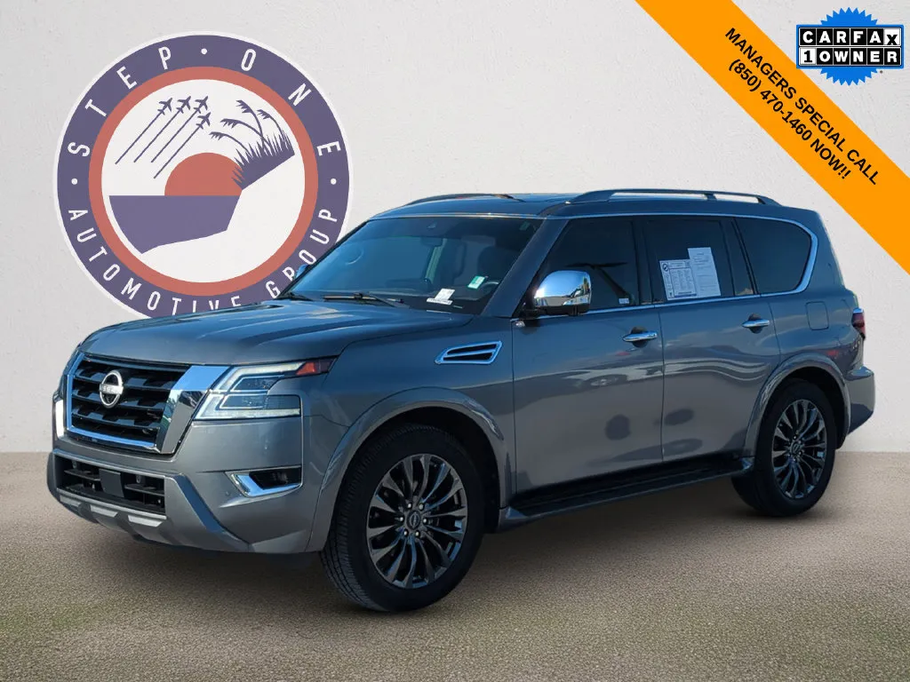 Gray 2023 Nissan Armada Platinum for sale in Fort Walton Beach, FL