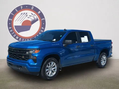 Blue 2022 Chevrolet Silverado 1500 Custom for sale in Fort Walton Beach, FL
