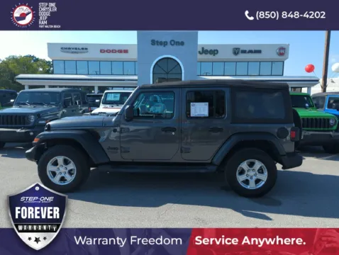 Another view of 2021 Jeep Wrangler Unlimited Sport S for sale in Fort Walton Beach, FL at Step One CDJR Fiat Fort Walton Beach