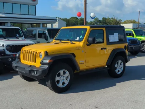 Yellow 2019 Jeep Wrangler Sport S for sale in Fort Walton Beach, FL