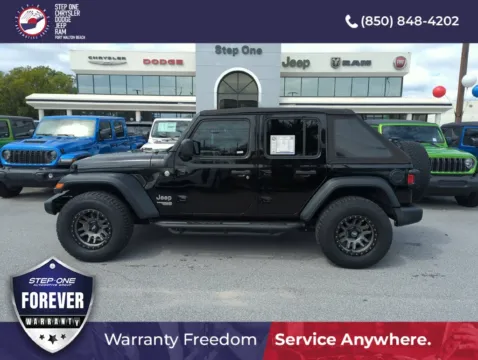 Another view of 2019 Jeep Wrangler Unlimited Sport S for sale in Fort Walton Beach, FL at Step One CDJR Fiat Fort Walton Beach