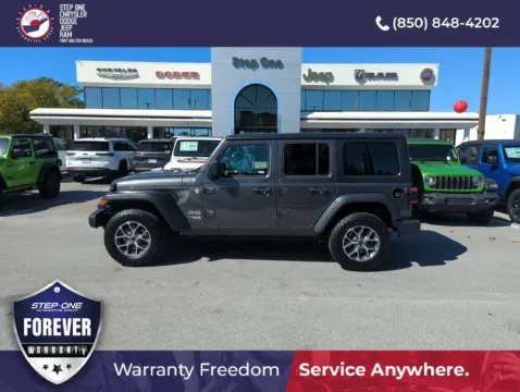 Another view of 2018 Jeep Wrangler Unlimited Sport S for sale in Fort Walton Beach, FL at Step One CDJR Fiat Fort Walton Beach