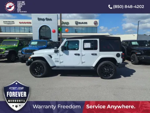 Another view of 2023 Jeep Wrangler Sahara 4xe for sale in Fort Walton Beach, FL at Step One CDJR Fiat Fort Walton Beach