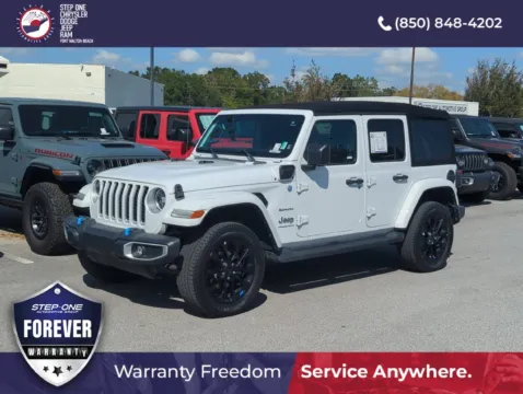 Photos of 2023 Jeep Wrangler Sahara 4xe for sale in Fort Walton Beach, FL at Step One CDJR Fiat Fort Walton Beach