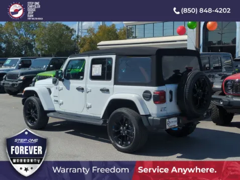 More photos of 2023 Jeep Wrangler Sahara 4xe at Step One CDJR Fiat Fort Walton Beach, FL