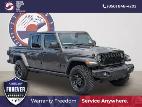 Gray 2025 Jeep Gladiator Willys for sale in Fort Walton Beach, FL