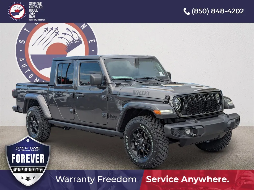 Gray 2025 Jeep Gladiator Willys for sale in Fort Walton Beach, FL