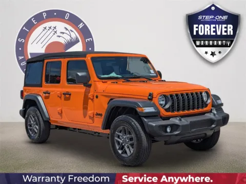 Orange 2025 Jeep Wrangler Sport S for sale in Fort Walton Beach, FL
