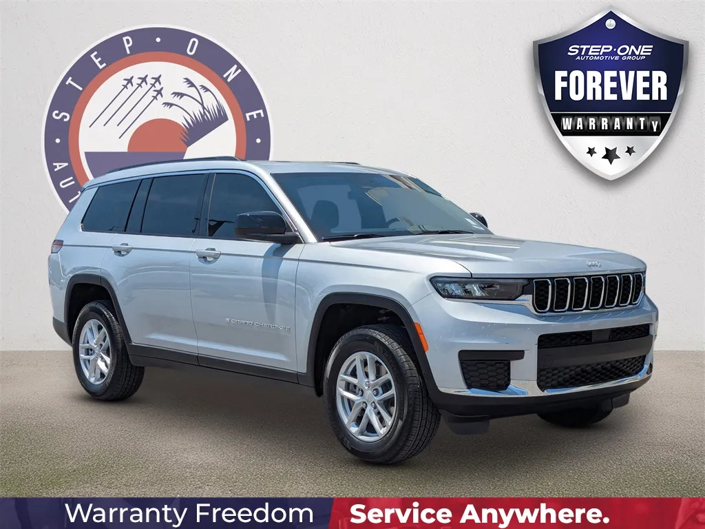 Silver 2025 Jeep Grand Cherokee L Laredo for sale in Fort Walton Beach, FL