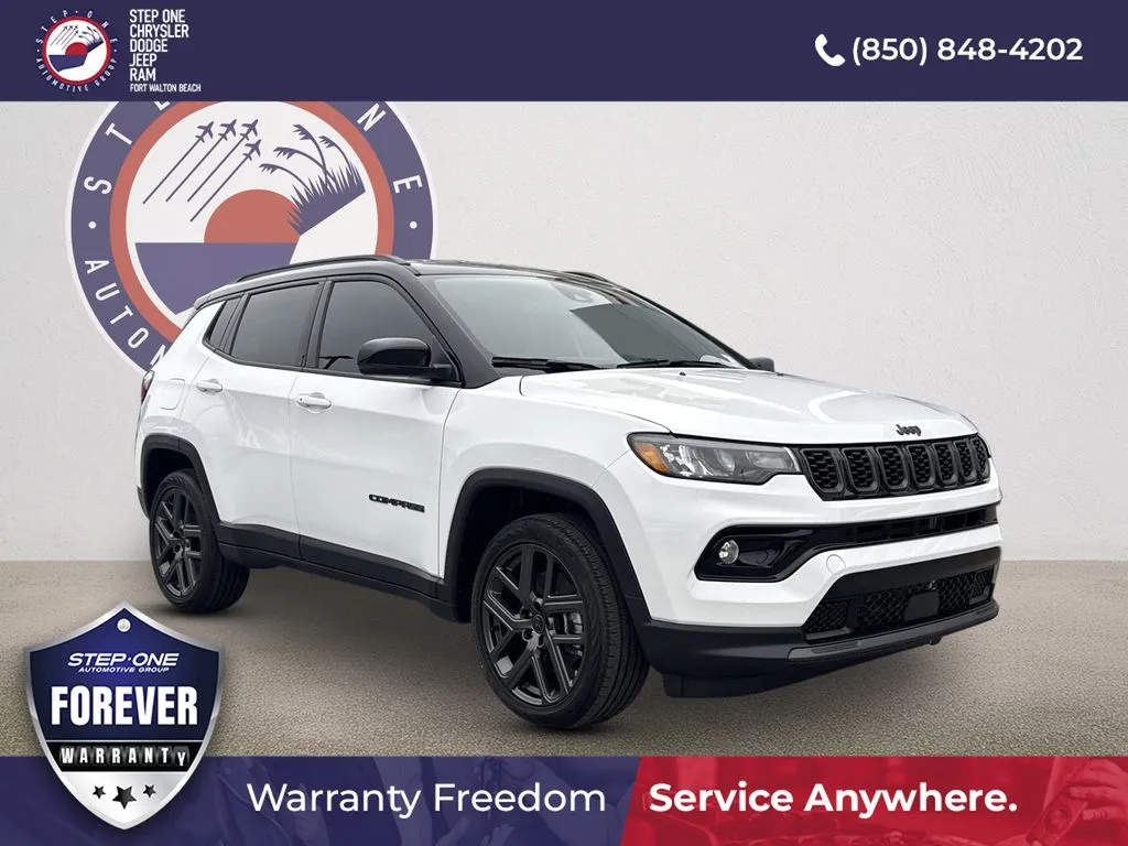 White 2026 Jeep Compass Limited for sale in Fort Walton Beach, FL