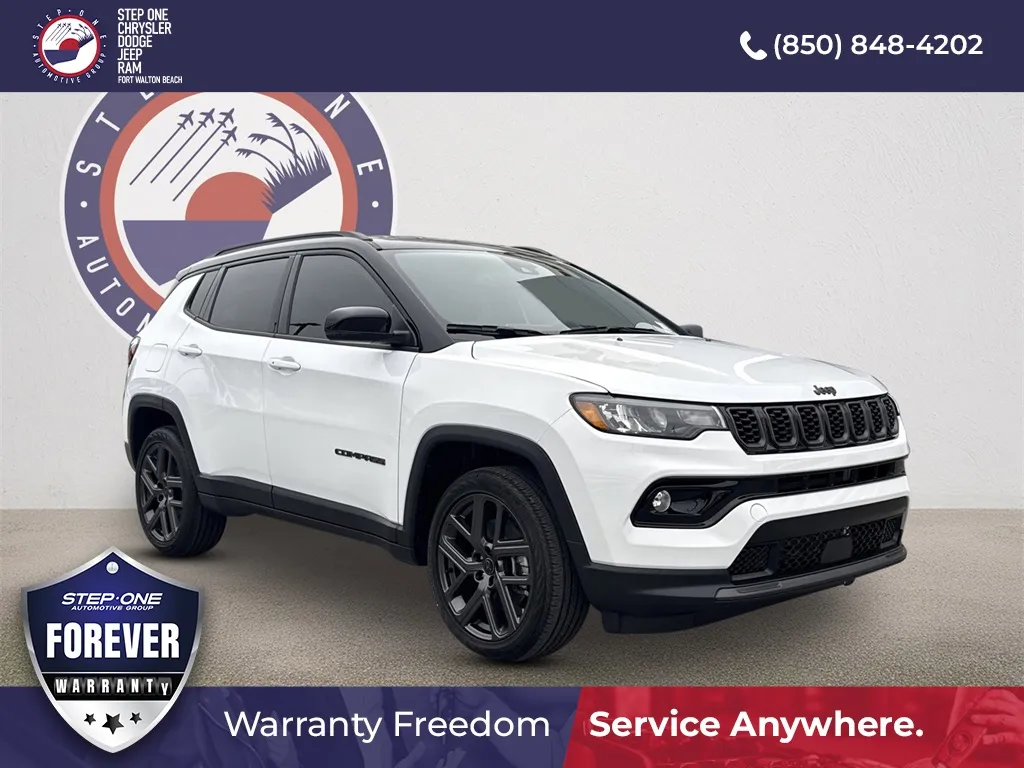 White 2026 Jeep Compass Limited for sale in Fort Walton Beach, FL