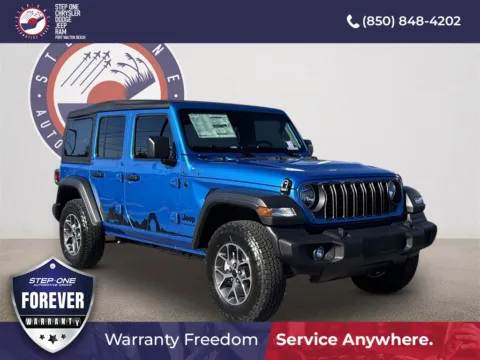 Blue 2026 Jeep Wrangler Sport S for sale in Fort Walton Beach, FL