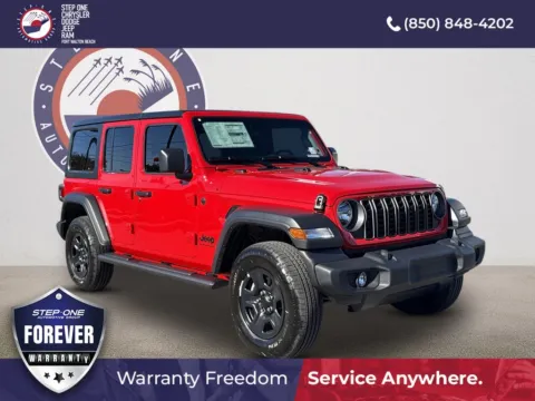 Red 2026 Jeep Wrangler Sport for sale in Fort Walton Beach, FL